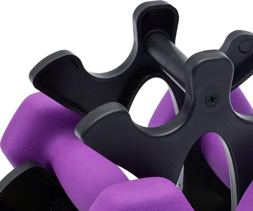 Miniatura 3 de Amazon Basics - Mancuerna de entrenamiento de fácil agarre, con revestimiento de neopreno, disponibles en varios juegos y pesos