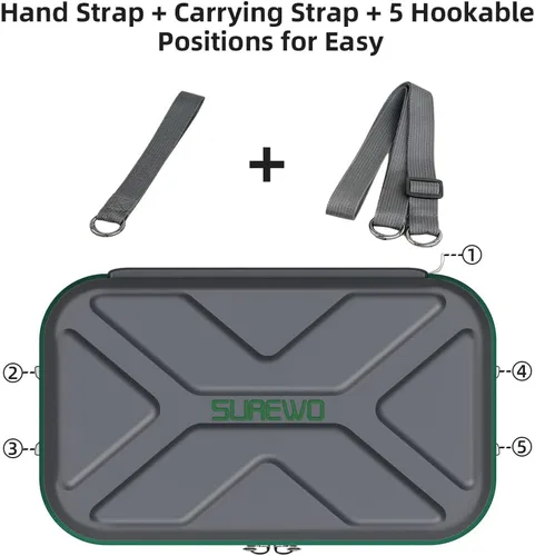 Miniatura 5 de Osmo Pocket 4/3 - Funda de transporte portátil para almacenamiento de viaje para DJI OSMO Pocket 4/3 Creator Combo Accesorios, bolsa de transporte