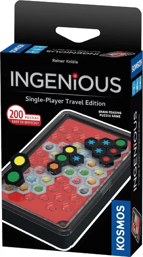 Miniatura 9 de Dimension: The Brain Game to Go - Juego de rompecabezas de apilamiento 3D con 200 desafíos y 4 niveles de dificultad para edades de 8 años