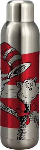Miniatura 2 de Dr. Seuss Cat In The Hat - Botella de agua de acero inoxidable con estampado UV, 22 onzas