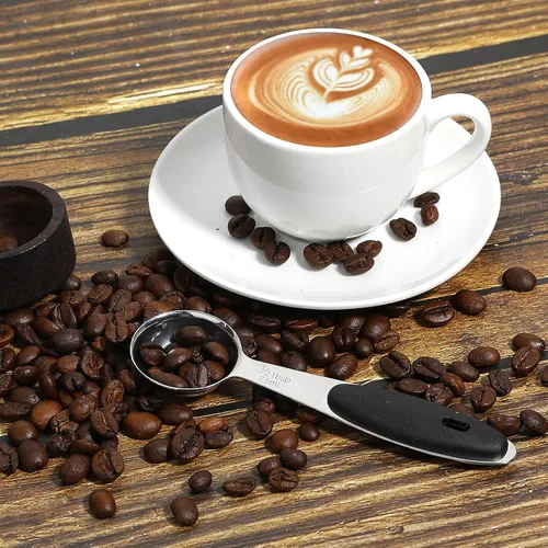 Miniatura 3 de Cucharas medidoras de acero inoxidable – 1/2 cucharada, 1/32 taza, cuchara pequeña para café, mango incluido