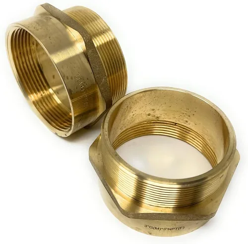 Miniatura 28 de Adaptador de latón sin plomo Cascada, rosca G británica BSPP macho a NPT hembra (1" x 1" (1 pieza))