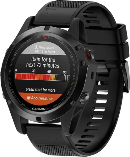 Miniatura 6 de ANCOOL para Banda de reloj Fenix 5/6/7 de 22mm de silicona suave Compatible con Garmin Fenix 5 Plus/6 Pro/8 47mm/7 Pro/Approach S60/S62