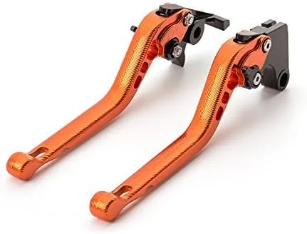 Miniatura 10 de FXCNC Palancas de embrague de freno ajustables para motocicleta compatibles con YFM 350 Raptor 06-2013, Raptor YFM660 01-06, TTR125L/LE/LW 00-16