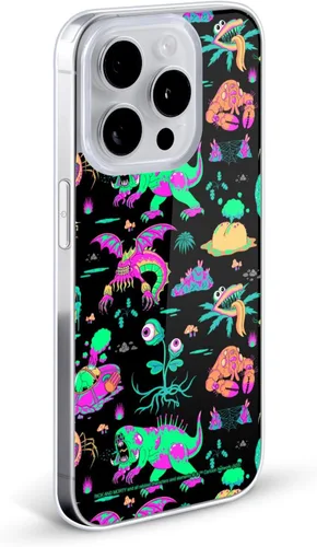 Miniatura 2 de Head Case Designs Funda de gel con licencia oficial de Rick and Morty Aliens Season 3 [protección de grado militar] compatible con Apple iPhone 12