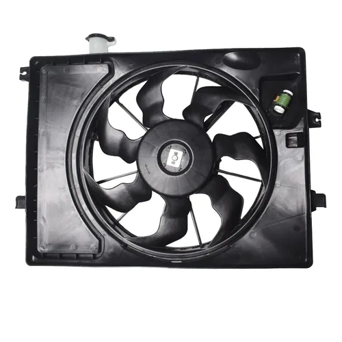 Miniatura 3 de Reemplazo del conjunto del ventilador de enfriamiento del condensador del radiador para 2014-2016 Elantra 2015-2016 Forte 2015 Forte Koup 12V