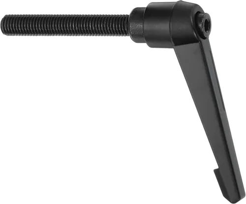 Miniatura 32 de uxcell Perillas ajustables M5 x 0.472 in, mango de rosca macho, botón de trinquete de liberación rápida, perno giratorio para maquinaria de torno