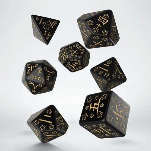 Miniatura 2 de Q-Workshop - Juego de dados japoneses Deep Night Firefly