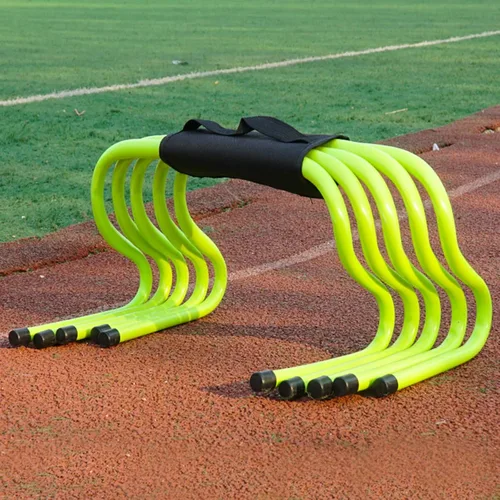 Miniatura 22 de YXXSDP Entrenamiento de velocidad de agilidad obstáculos para atletas, equipo de práctica deportiva portátil multicolor para entrenamiento