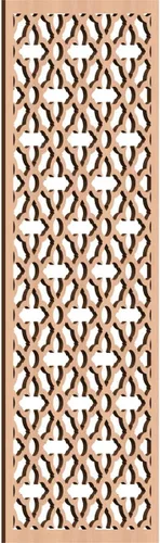 Miniatura 185 de Madison Paneles de pared decorativos de madera con calado, 9 3/8 pulgadas de ancho x 24 3/8 pulgadas de alto x 3/8 de alto, roble rojo rojo (Red Oak)