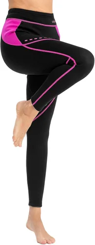GoldFin pantalones de traje de neopreno para mujer, 2 mm de neopreno, pantalones para mantenerse caliente para aeróbicos acuáticos, buceo, surf,