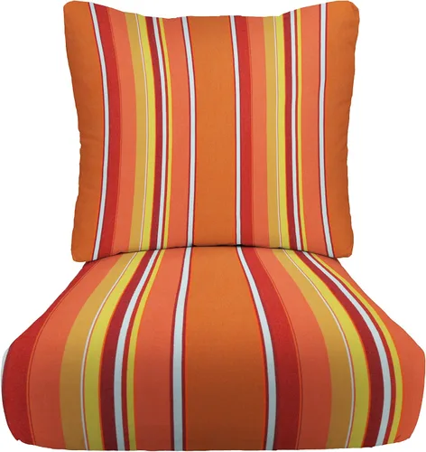Miniatura 36 de RSH DECOR: Sunbrella - Cojín de asiento profundo con respaldo de almohada, asiento de 23 x 24 x 5 pulgadas, tela de rendimiento resistente al agua
