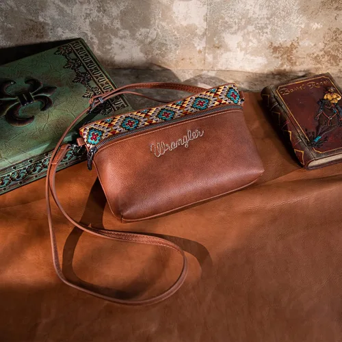 Miniatura 3 de Wrangler - Bolso cruzado de piel de vaca occidental para mujer