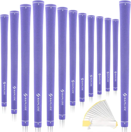 Miniatura 20 de SAPLIZE Puños de golf exclusivos para mujer, diseño cónico optimizado, elegante serie de colores sólidos, suaves, cómodos y absorbentes de golpes