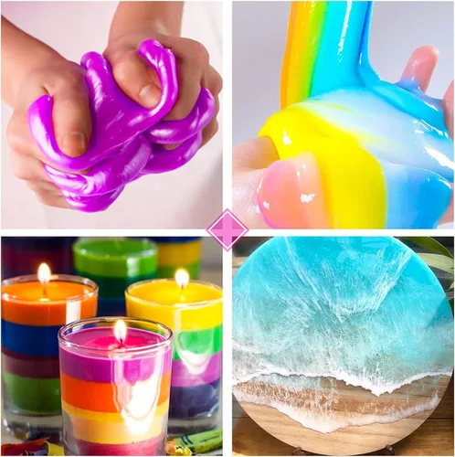 Miniatura 5 de Polvo de mica – Juego de 32 pigmentos de color de resina epoxi nacarada, pigmento natural de grado cosmético para tinte de jabón, brillo de labios
