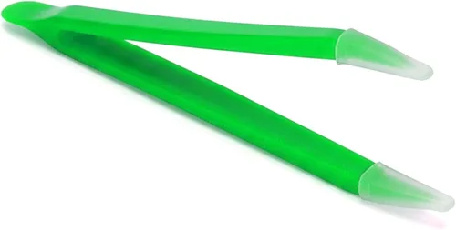 SPORTS WORLD VISION Pinzas suaves para quitar lentes de contacto y de inserción, verde, compacto, plástico, color verde, fácil de transportar y