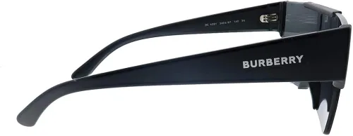 Miniatura 3 de BURBERRY BE 4291 346487 - Lentes de sol rectangulares de plástico negro mate Mate negro