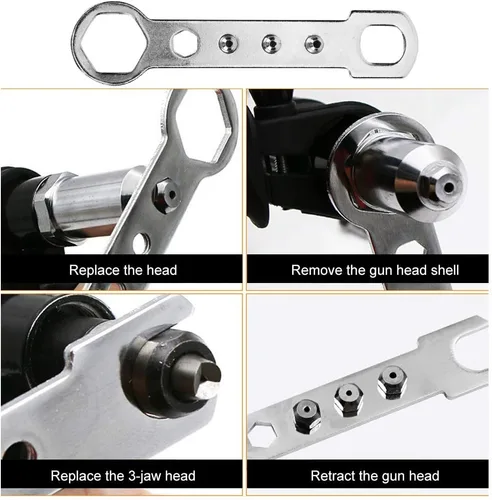 Miniatura 3 de Adaptador de pistola de remache eléctrica, reconector de pistola de remache eléctrica, herramienta de mango eléctrico Adaptador de pistola