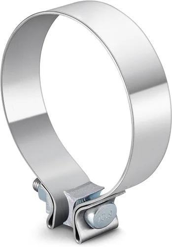 Miniatura 9 de Abrazadera de escape de banda estrecha – abrazadera de tubo repetible y fiable, fácil de desmontar e instalar, ideal para tubo de escape, punta