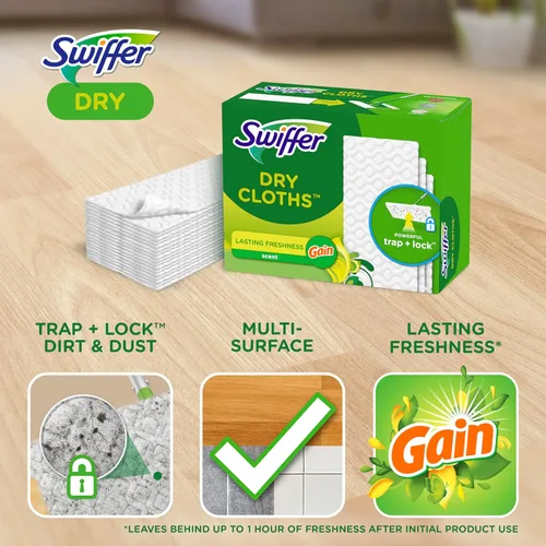 Miniatura 2 de Swiffer Recambios de paño seco para barrido, Gain Original, 32