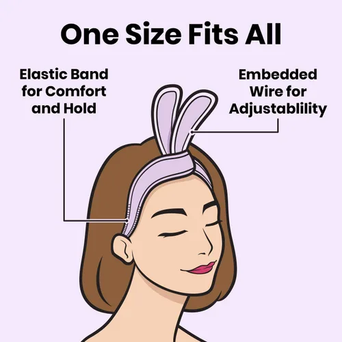 Miniatura 3 de Lindo Twist-N-Twirl - Diadema de lavado facial, talla única, ajustable, cómoda tela de felpa, antideslizante, perfecta para máscaras, para mujeres