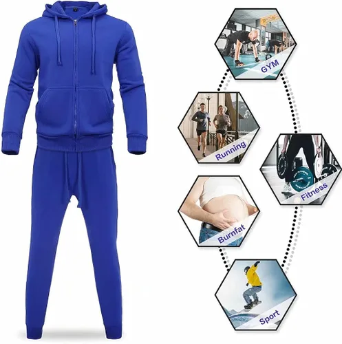 Miniatura 3 de Zusmen Chándal para hombre, chamarras y pantalones de 2 piezas