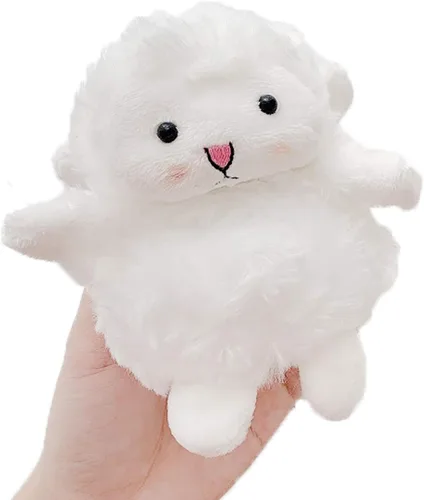 Miniatura 11 de Yatchen Funda de felpa compatible con AirPods 1 y 2, diseño de oso de piel de dibujos animados en 3D, divertida funda protectora con llavero