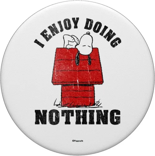 Miniatura 3 de Peanuts Snoopy I Enjoy Doing Nothing PopSockets intercambiable PopGrip