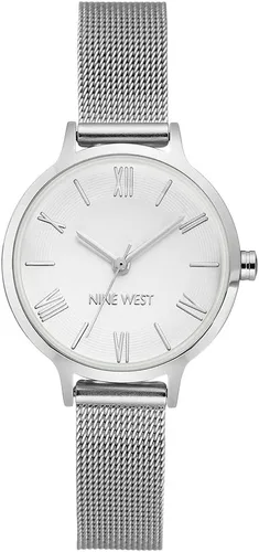 Miniatura 4 de Nine West - Reloj de brazalete de malla para mujer