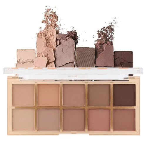 Miniatura 9 de CAKAILA Paleta de sombra de ojos mate de 10 colores, color gris y gris topo, paleta de sombra de ojos neutra, paleta de maquillaje de larga