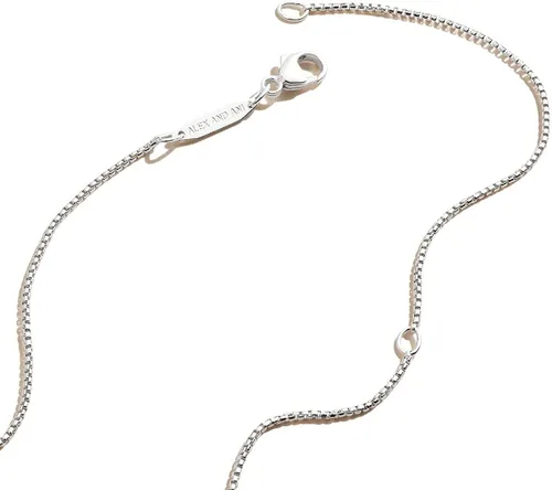 Miniatura 2 de Alex and ANI - Collar ajustable para mujer, colgante de luna, plata de ley, 15 a 18 pulgadas