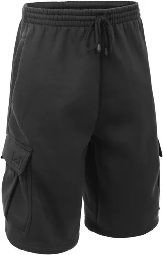 Miniatura 2 de pantalones cortos de verano con cordón de forro polar para hombre, M-7XL