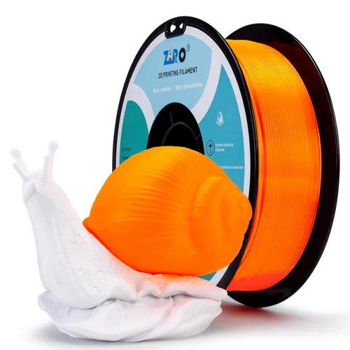 Miniatura 22 de ZIRO Filamento PLA fluorescente de 0.069 pulgadas, luminoso solo por luz UV, filamento de impresora 3D de efecto brillante, carrete de 2.2 libras