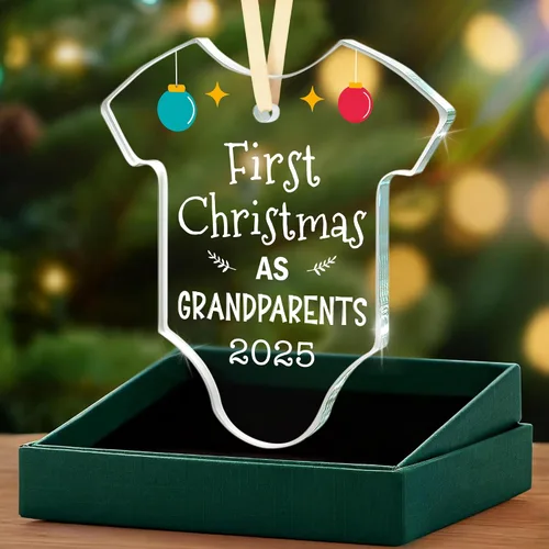 Miniatura 23 de Regalos para papá que espera: regalo de revelación de Navidad para nuevos padres, promocionado a papá nuevo papá por primera vez, adorno de Navidad