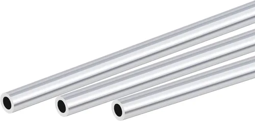 uxcell 6063 Tubo redondo de aluminio 0.315 in OD 0.197 in Diámetro interior 11.811 in Longitud Tubería 3 PC