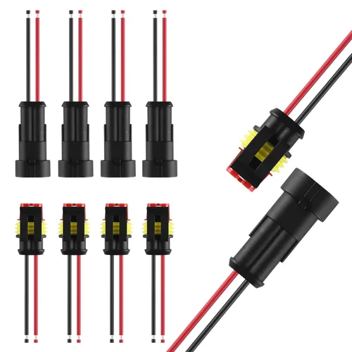 Miniatura 16 de MUYI - Conector de terminal de serie de cable impermeable de 1.5mm (Conector de 1-4 pines (384 piezas))