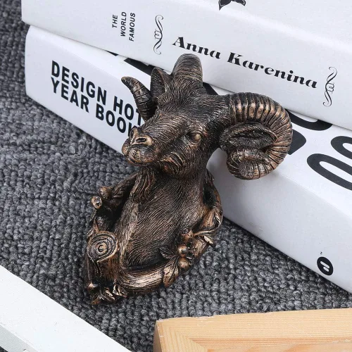 Miniatura 4 de Fydun Lindo caballo retro, con forma de animal para colgar en la pared, para abrigos, sombreros, ropa, cabra, baño, caprichoso, ganchos