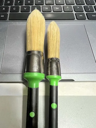 Miniatura 7 de Magimate Pinceles de pintura pequeños para retoques, pinceles de manchas para marcos, zócalos, esquinas de pared de casa y aplicación artística