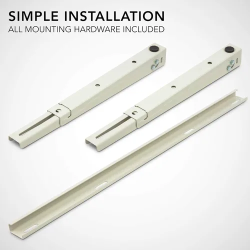 Miniatura 4 de Ivation Soporte de montaje de aire acondicionado dividido para exteriores, soporte universal de CA de montaje en pared resistente con hardware