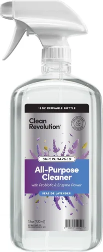 Miniatura 11 de Clean Revolution Suministro de repuesto para limpiador de superficies múltiples, no tóxico, ecológico y a base de plantas, listo para usar, lavanda