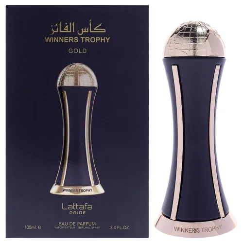 Lattafa Perfumes Al Khas Winners Trophy Gold para Unisex, Eau de Parfum Spray, 3.4 onzas
