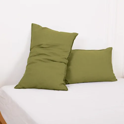 Miniatura 56 de Simple&Opulence - Juego de sábanas de lino 100% lavado, estilo básico, 4 piezas (1 sábana encimera y 1 sábana bajera y 2 fundas de almohada), lino