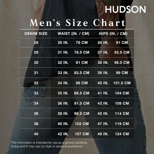 Miniatura 4 de HUDSON Men's Blake Slim Straight Jean Rp
