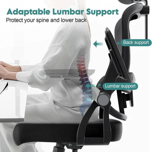 Miniatura 3 de Silla de oficina (01BLACK)