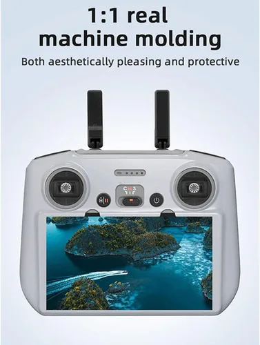 Miniatura 2 de Funda de silicona para DJI Air 3 RC 2 Controller Funda protectora RC Accesorios de control remoto (gris)