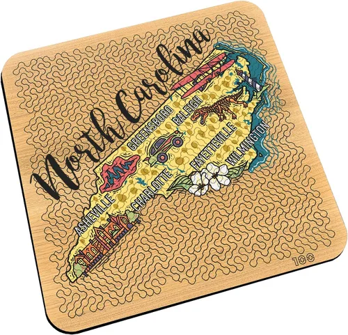 Miniatura 7 de Torched Mind Bending - Rompecabezas impreso en color con mapa del orgullo estatal (Texas) Rompecabezas duro para adultos 100 piezas Formas