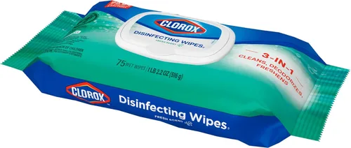 Miniatura 10 de Clorox Toallitas Desinfectantes, Toallitas de Limpieza Paquete Flex, Aroma Fresco, 75 Unidades (El Paquete Puede Variar)