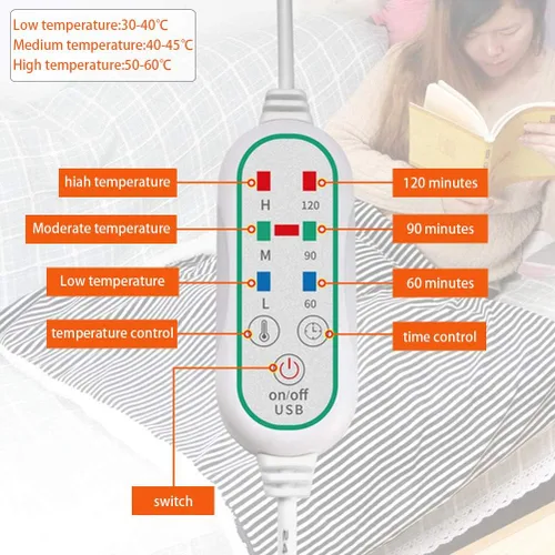 Miniatura 4 de Calefacción eléctrica de infrarrojos lejanos, batería recargable de iones de litio de alta temperatura