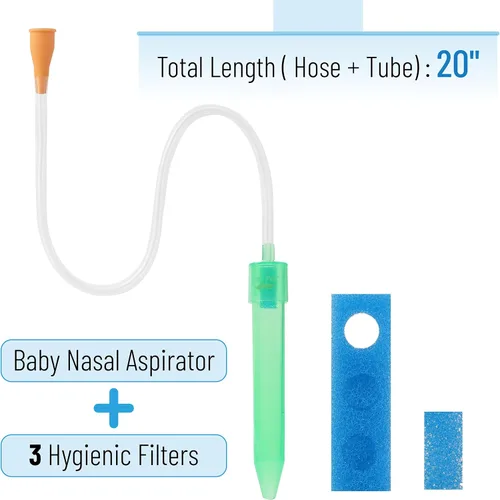 Miniatura 2 de Mr. Pen Aspirador nasal para bebés con 3 filtros de higiene adicionales, succión nasal para bebés Verde