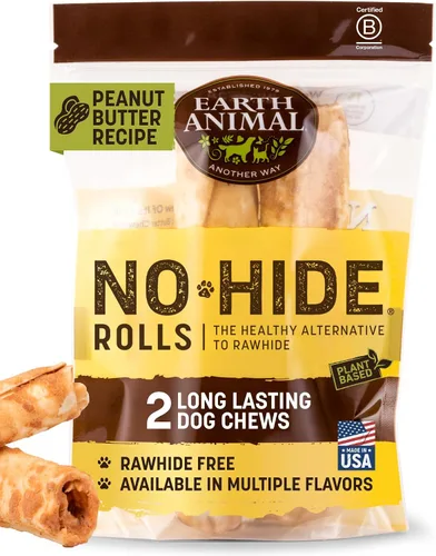 Miniatura 22 de Earth Animal Masticables sin ocultar – de The Grill Rolls Bacon Cheeseburger Sabor Rawhide Free Medium Dog Chews – 3